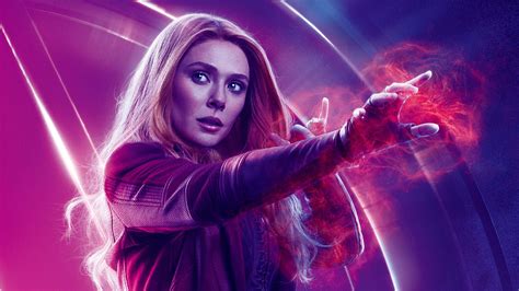 Elizabeth Olsen Scarlet Witch Avengers Endgame Wallpaper HD - 2024 Movie Poster Wallpaper HD