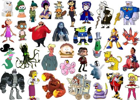 Click the 'E' Cartoon Characters IV Quiz - By ddd62291