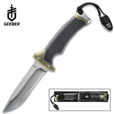 Gerber Ultimate Survival Fixed Blade Knife With