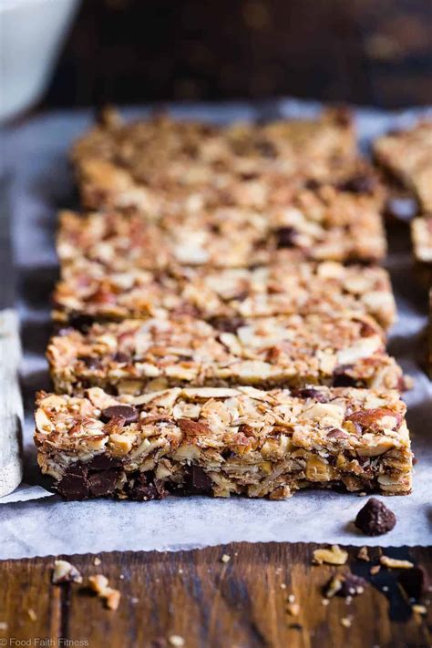 Healthy Sugar Free Keto Low Carb Granola Bars | Food Faith Fitness