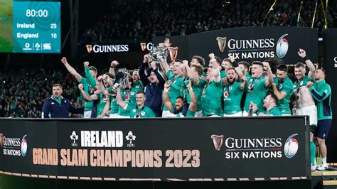 Ireland adds Grand Slam to Six Nations rugby union title with 29-16 win ...