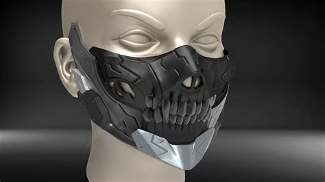 Cyborg Mask V3 STL for 3D model 3D printable | CGTrader