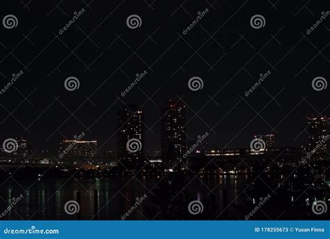 A Night View in Odaiba Tokyo Japan Stock Image - Image of cityline, odaiba: 178255673