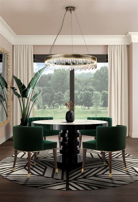 Green Dining Chairs: Modern Dining Room Design Guide