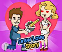 Draw Love Story - Games online 6games.eu