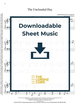 GIA Publications - The Unclouded Day - Piano Sheet Music (Digital download)