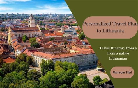 Make you a personalized travel itinerary to visit lithuania by Vokasr ...