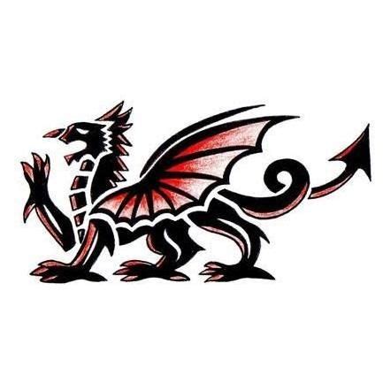 Welsh Dragon Tattoo Design | Welsh tattoo, Dragon tattoo designs, Welsh ...