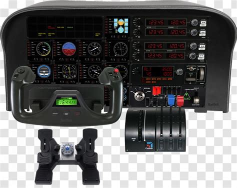 Saitek Yoke Logitech Airplane Flight Simulator - Nintendo Joystick ...