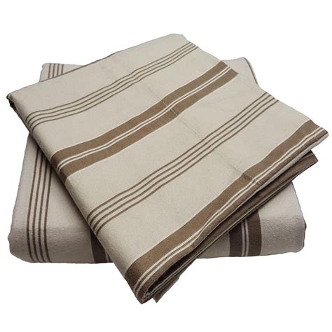 hometrends Striped 4-Piece Flannel Sheet Set | Walmart Canada