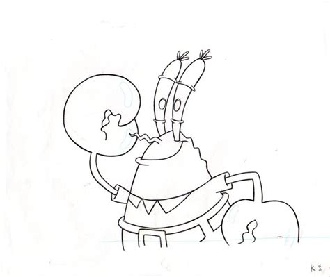 Sold Price: Krabs production drawing from Neptunes Spatula 1999 - March 6, 0117 9:00 AM PST