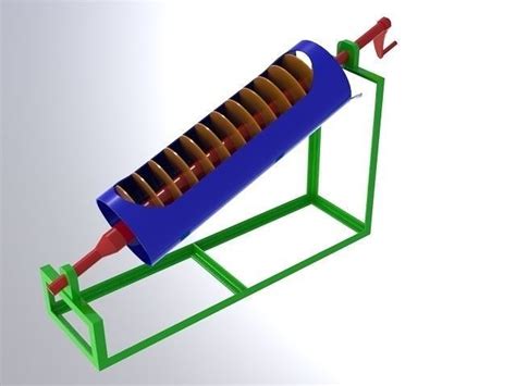 Archimedean screw free 3D model | CGTrader