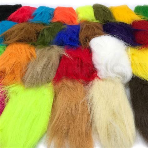 Craft Fur Faux Fur Fabric, Fake Fur Square Scraps, Jig & Fly Tying Material 5 X 5 XCF - Etsy