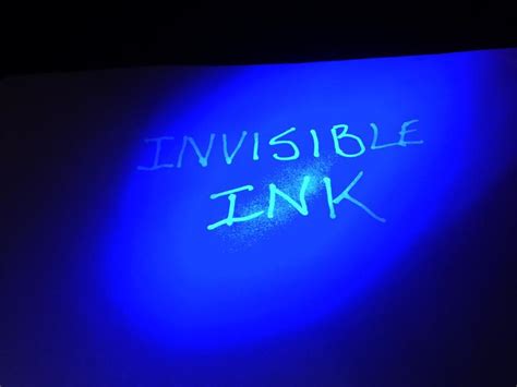 Make An Invisible Ink