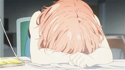 Sleeping Anime Girl Gif