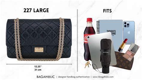 Chanel Bag Size Comparison: Classic Flap vs Reissue [Pictures] – Bagaholic