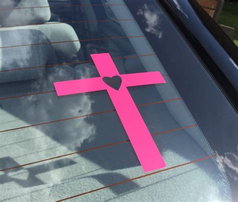 Cross Decal Cross Cross Car Decal Jesus Decal Religion Car | Etsy