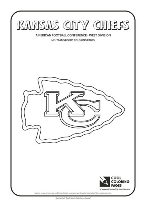 Cool Coloring Pages Kansas City Chiefs - NFL American football teams logos coloring pages - Cool ...