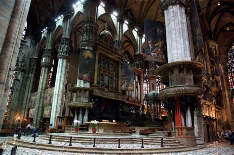 Interior of Milan Cathedral, Italy | Architecture Stock Photos ~ Creative Market