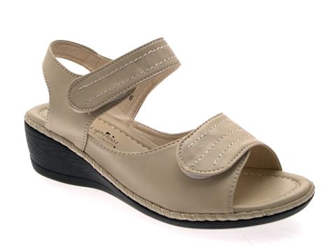 WOMENS COMFORT WIDE LOW WEDGE VELCRO STRAPS SHOES SANDALS LADIES SIZE UK 3 - 8 | eBay