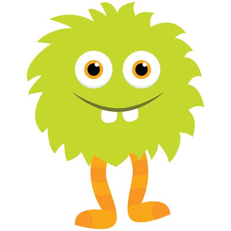 Cute Green Monster | Monster quilt, Monster clipart, Little monster birthday