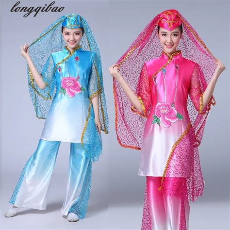 The new Hui dance performance costumes Muslim costumes ethnic minority ...