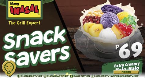 Enjoy sulit-sarap merienda with Mang Inasal Snack Savers - LionhearTV