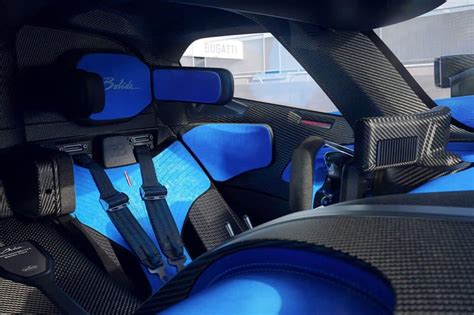 Stunning interior of the Bugatti Bolide is unveiled