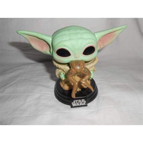 Funko Pop | Toys | Star Wars Funko Pop Baby Yoda Grogu Eating A Frog Bobble Head Collectible ...