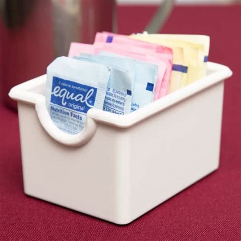 White Plastic Sugar Packet Holder in Sugar Holders & Bowls from Simplex Trading | Household ...