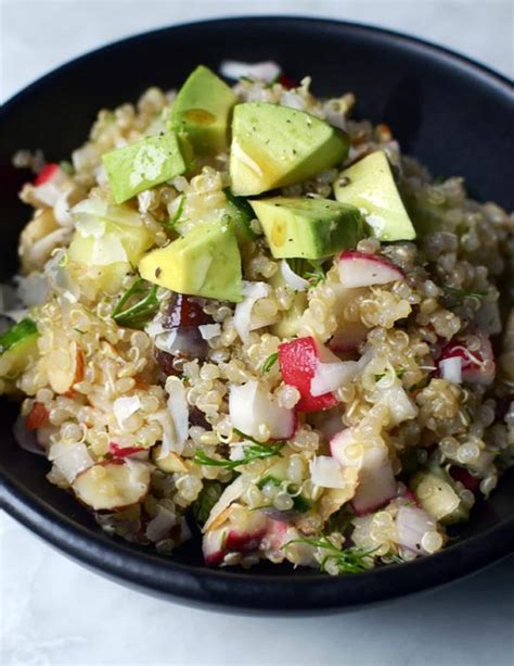 Lunch Recipe: Golden Quinoa Salad with Lemon, Dill & Avocado | Kitchn