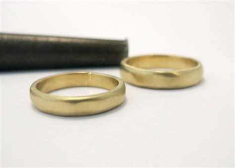 Wedding Bands Set Wedding Bands Couple Wedding Band Classic - Etsy