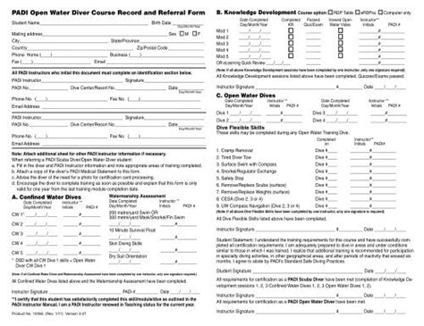 Padi Nitrox Dive Tables Pdf | Elcho Table