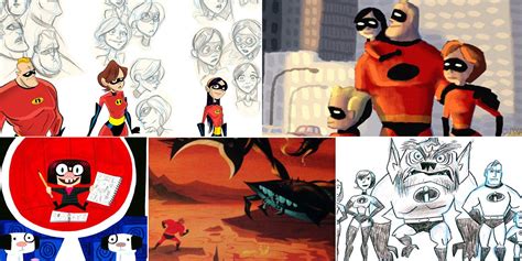 The Incredibles: 50+ Original Concept Art Collection