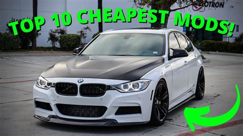 TOP 10 CHEAPEST MODS ON MY BMW F30 335i - YouTube