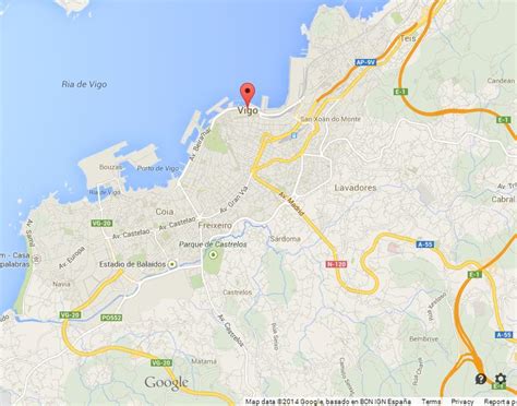 Map of Vigo