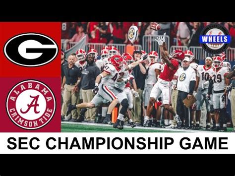 #3 Alabama vs #1 Georgia Highlights | SEC Championship Game | 2021 College Football Highlights