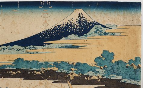 KATSUSHIKA HOKUSAI (1760–1849), efter, färgträsnitt. Japan, "Tago Bay ...