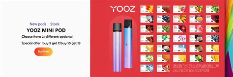 YOOZ.UK - Top-Quality Vape Pods & E-Cigarettes for Discerning UK Vapers