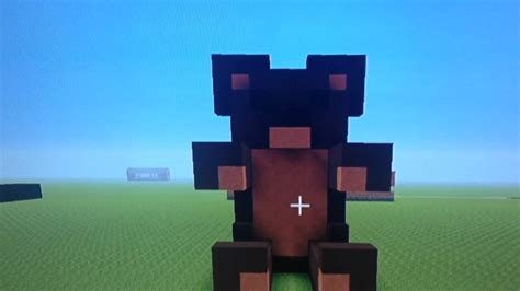 Can you build a teddy bear in Minecraft - YouTube