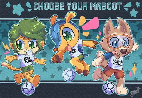 2010s World Cup Mascots by Rozzarilla on DeviantArt