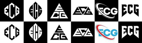 Ecg Logo Vector Art, Icons, and Graphics for Free Download