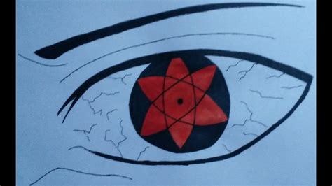 Sasuke Eternal Mangekyou Sharingan Drawing