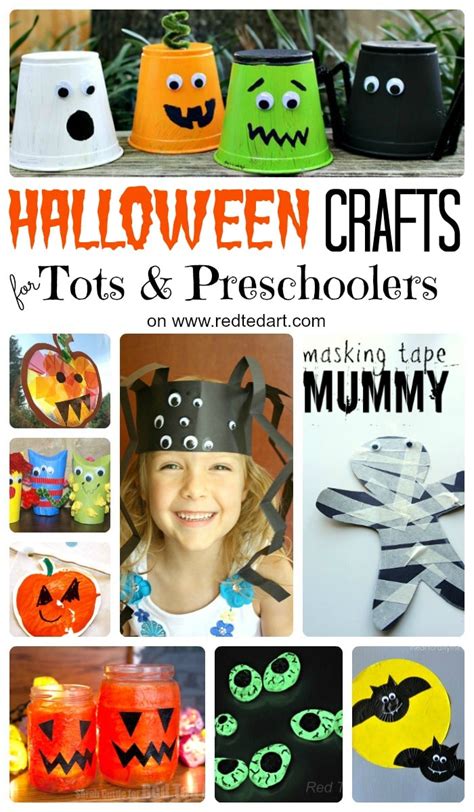 37 Cute & Easy Halloween Crafts for Toddlers and Preschool - Red Ted Art - Kids Crafts