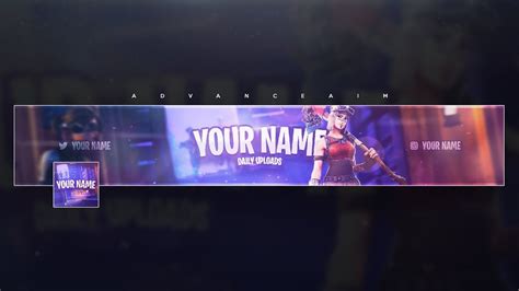 Fortnite Banner Template