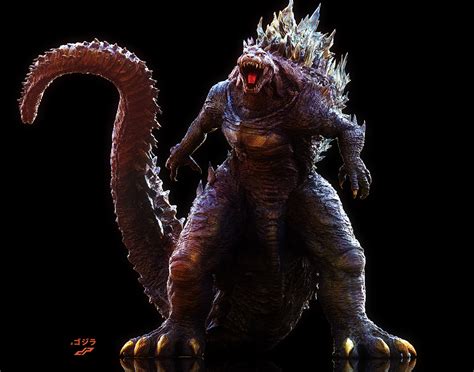 Now this Godzilla looks absolutely yolked!