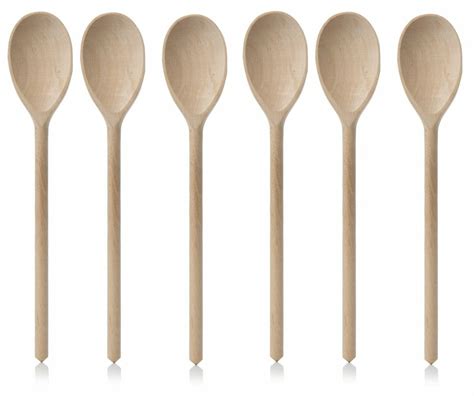 12" / 30cm BEECHWOOD WOODEN SPOON COOKING BAKING CRAFT HOBBY Qty 3, 6 & 12 | eBay