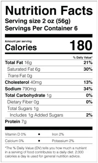 Low Sodium Spam Nutrition Facts - Cully's Kitchen