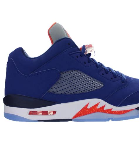 Mens Air Jordan 5 V Retro Low NY Knicks Deep Royal Blue Midnight Navy - Walmart.com