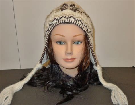 Nice Preowned Beanie With Ear Flaps in Good Condition Sz M - Etsy